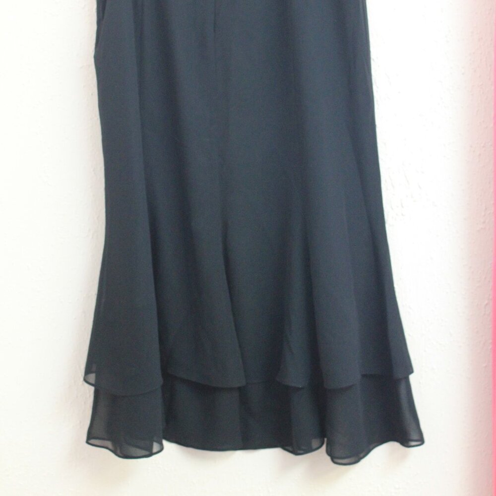 #420 Adrianna Papell Evening Essentials Black Skirt Size 14P - Picture 4 of 7